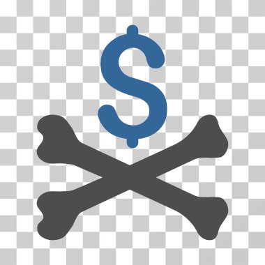 Ölümlü borç vektör simgesi