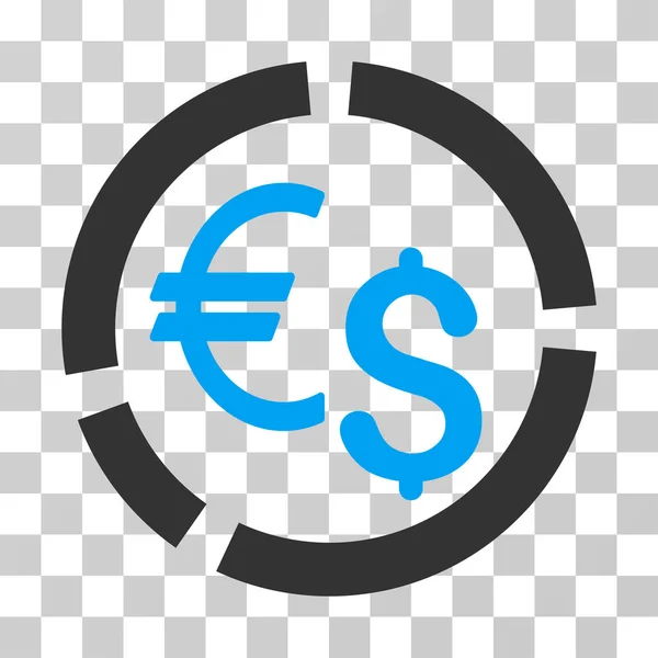 Valuta Diagram Vector Icon — Stockvector