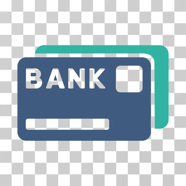 Bank Cards Vector Icon — Stock Vector