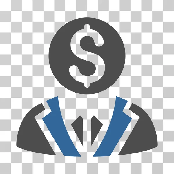 Banker-Vektor-Symbol — Stockvektor