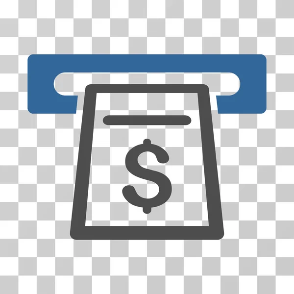Cash Machine Vector ikonen — Stock vektor