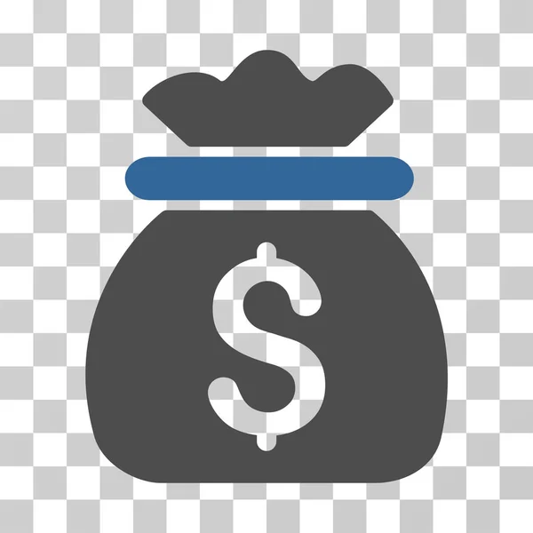 Dinero bolsa vector icono — Vector de stock