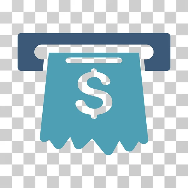 Ícone do vetor da máquina de dinheiro — Vetor de Stock