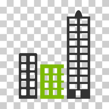 Şehir vektör simgesi