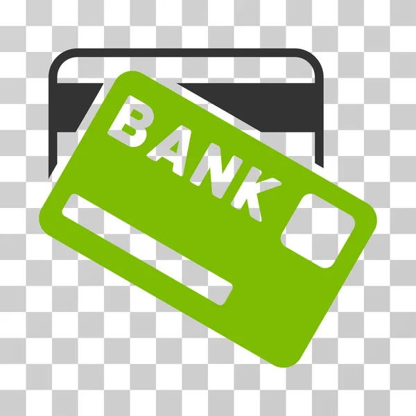 Bank karty wektor ikona — Wektor stockowy
