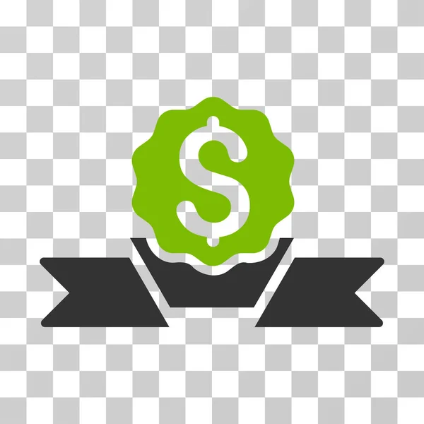 Icône vectorielle de prix en dollars — Image vectorielle