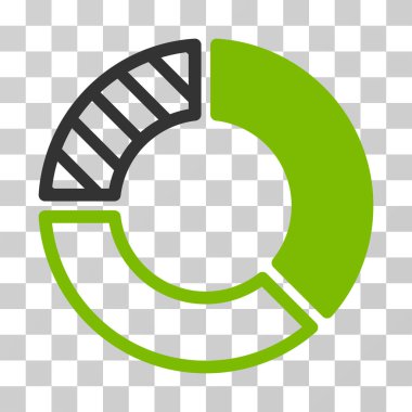 pasta grafiği vektör simgesi