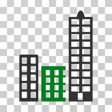 Şehir vektör simgesi