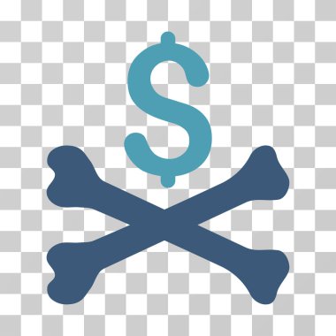 Ölümlü borç vektör simgesi