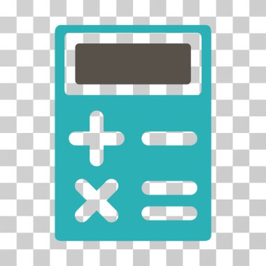 Hesap makinesi vektör simgesi