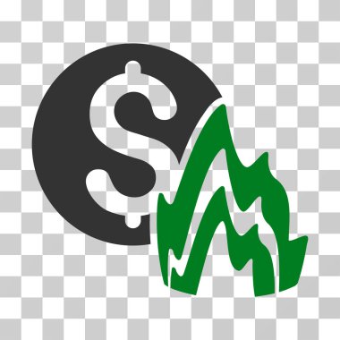 Yangın felaketi fiyat vektör simgesi