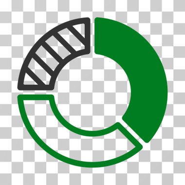 pasta grafiği vektör simgesi