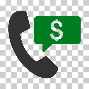 Telefon sipariş vektör simgesi