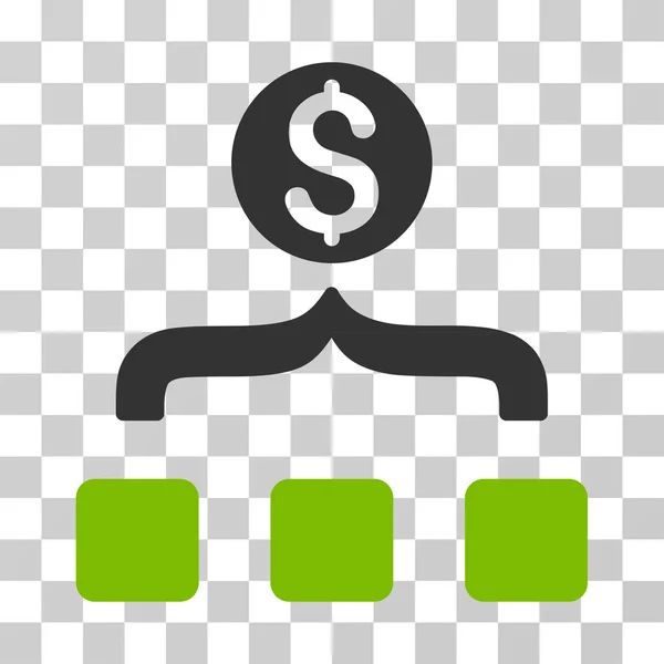 Icône vectorielle agrégateur d'argent — Image vectorielle
