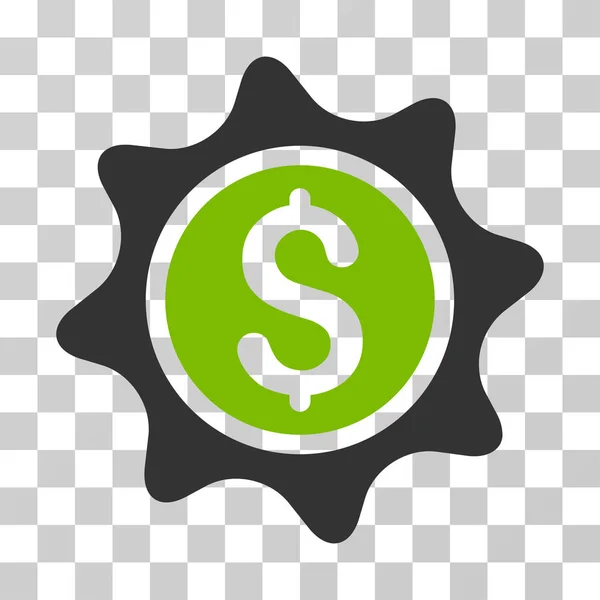 Geld Sticker Vector Icon — Stockvector