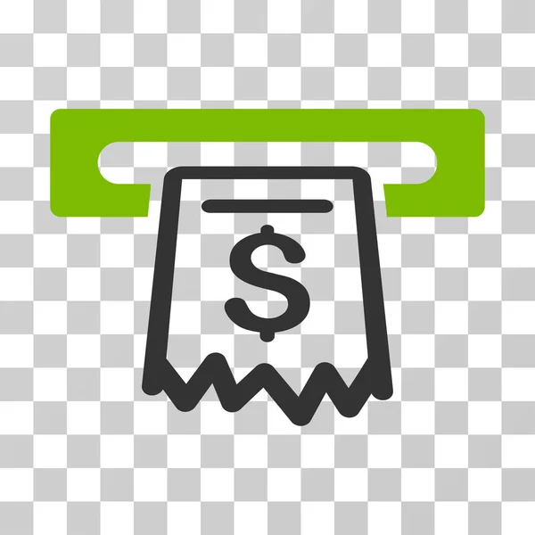 Receipt Terminal Vector Icon — Stock Vector