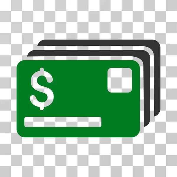 Πιστωτικές κάρτες εικονίδιο του φορέα — Διανυσματικό Αρχείο