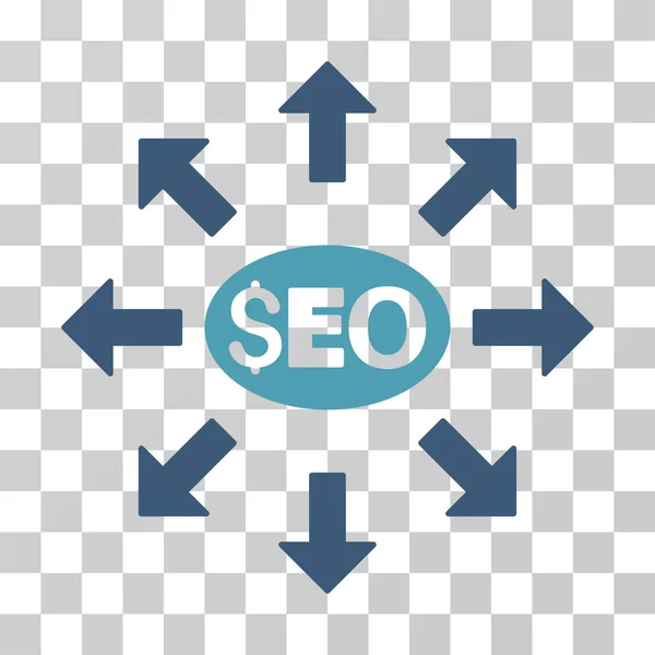 SEO Distribution vektor symbol — Stock vektor