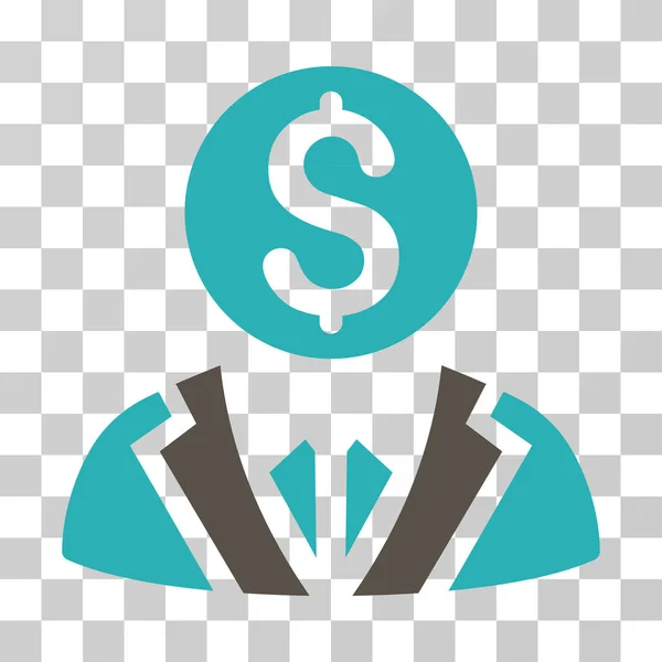Banker Vector Icon — Stock Vector