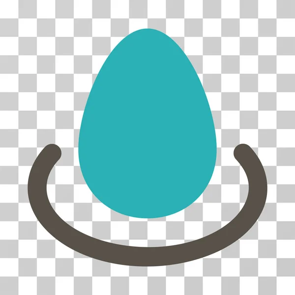 Ícone de vetor de ovo de depósito — Vetor de Stock