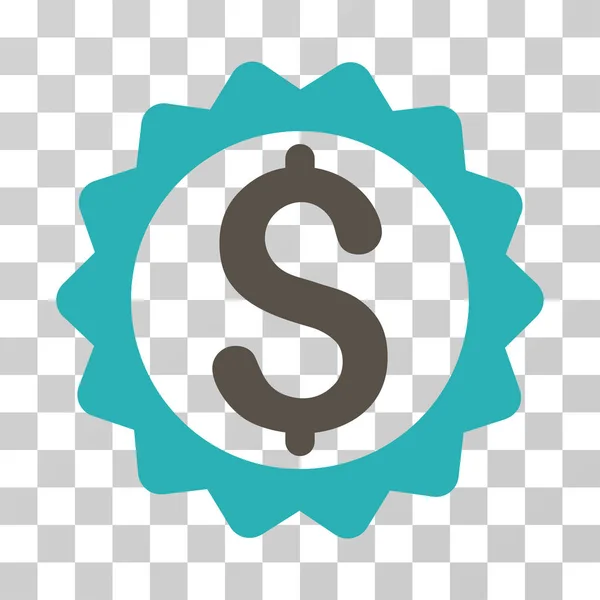 Symbol für finanzielle Siegel — Stockvektor