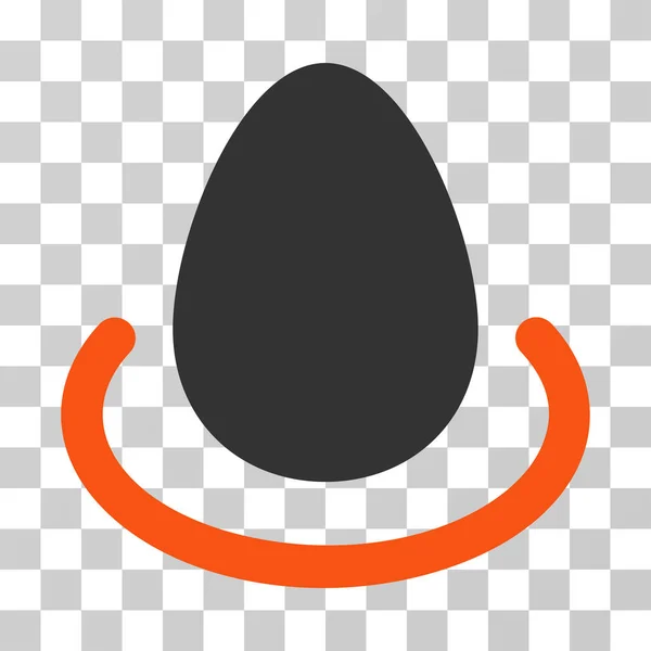Betét tojás Vector Icon — Stock Vector