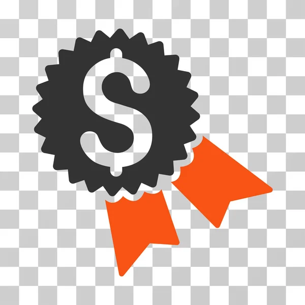 Money Award Vector Icon — Stock Vector