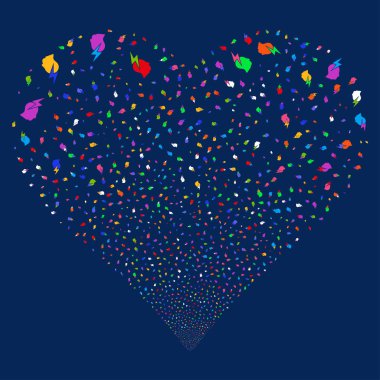 Kişi stres grev havai fişek kalp