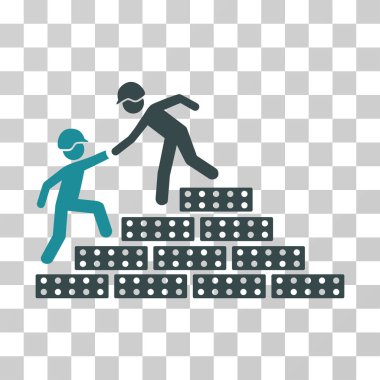 Vektör simgesini Oluşturucu merdiven yardım