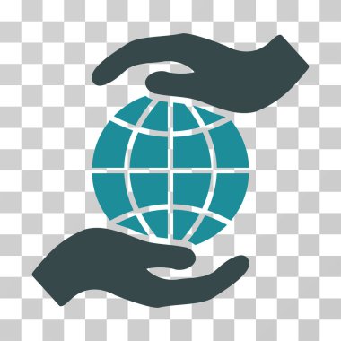 Global sigorta vektör simgesi