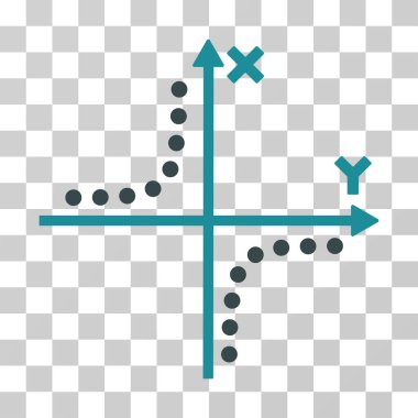 Hiperbol çizim vektör simgesi