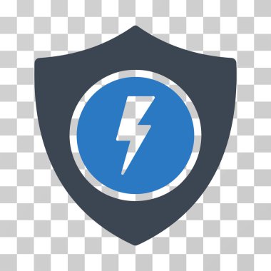 Elektrik koruma vektör simgesi