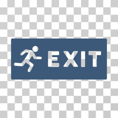 Acil çıkış vektör simgesi