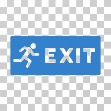 Acil çıkış vektör simgesi