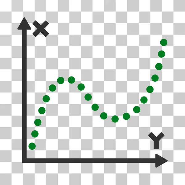 Icône vectorielle à pointillés — Image vectorielle