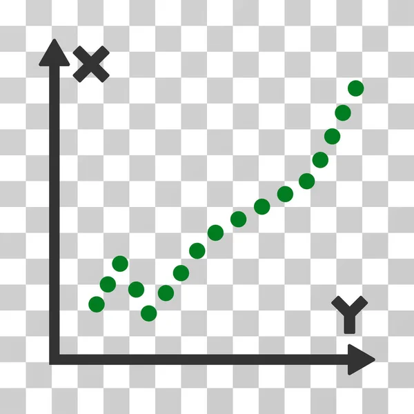 Function Plot Vector Icon — Stock Vector