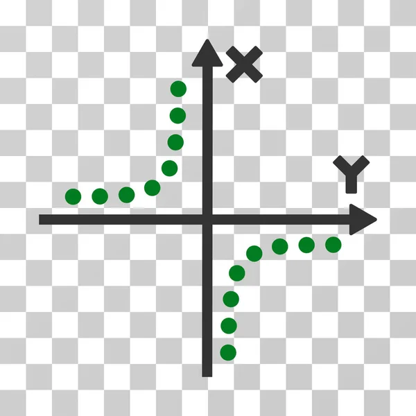 Ícone do vetor do lote de Hyperbola — Vetor de Stock