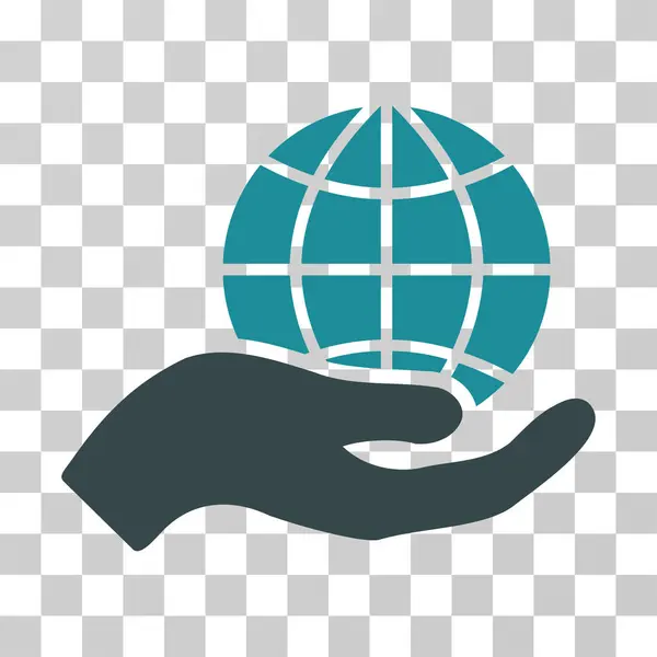 Global Care Vector Icon — Stockvector