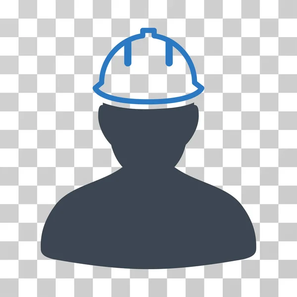 Person im Hardhat-Vektor-Symbol — Stockvektor