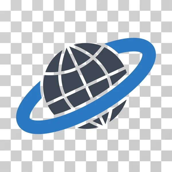 Icône vectorielle anneau planétaire — Image vectorielle