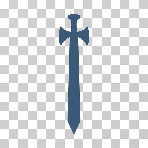 Средневековый вектор меча — стоковый вектор