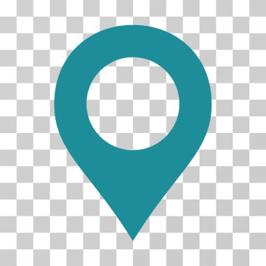 Harita işaretleyici vektör simgesi