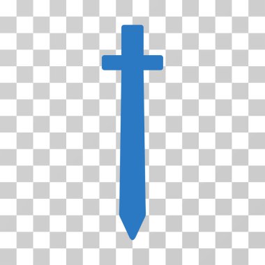 Sembolik kılıç vektör simgesi