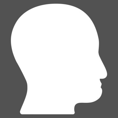 Kullanıcı başına düz vektör simgesi