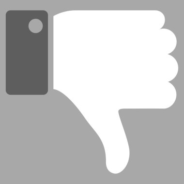 Başparmak düz vektör simgesi