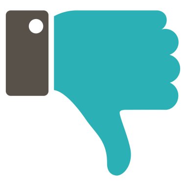 Başparmak düz vektör simgesi