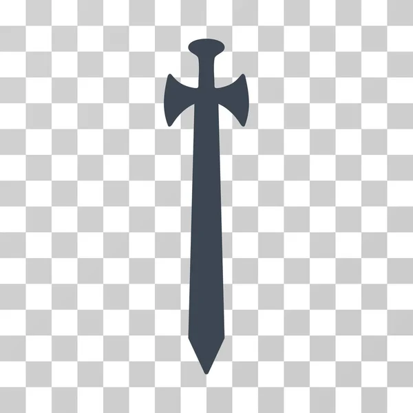 中世の剣のベクトルのアイコン — ストックベクタ