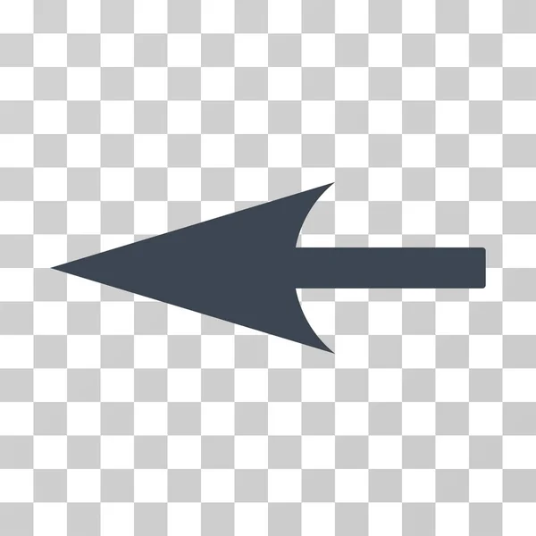 Sharp Left Arrow Vector Icon — Stock Vector