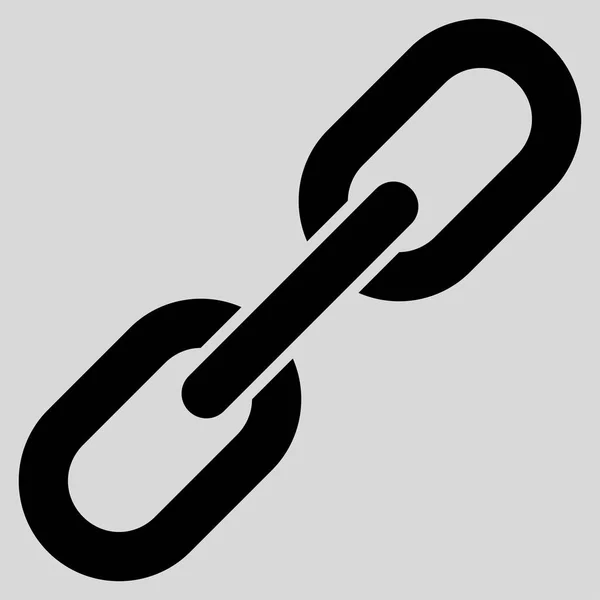 Řetězové propojení ploché vektorové ikony — Stockový vektor