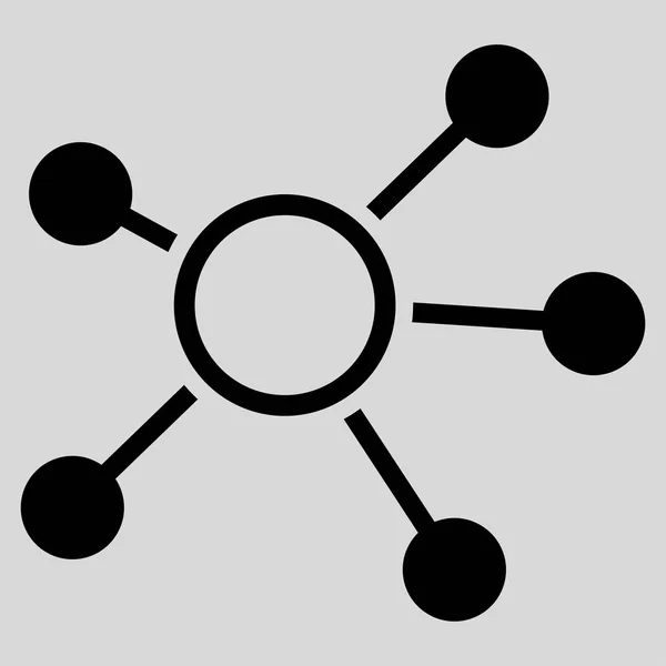 Collegamenti Icona vettoriale piatta — Vettoriale Stock